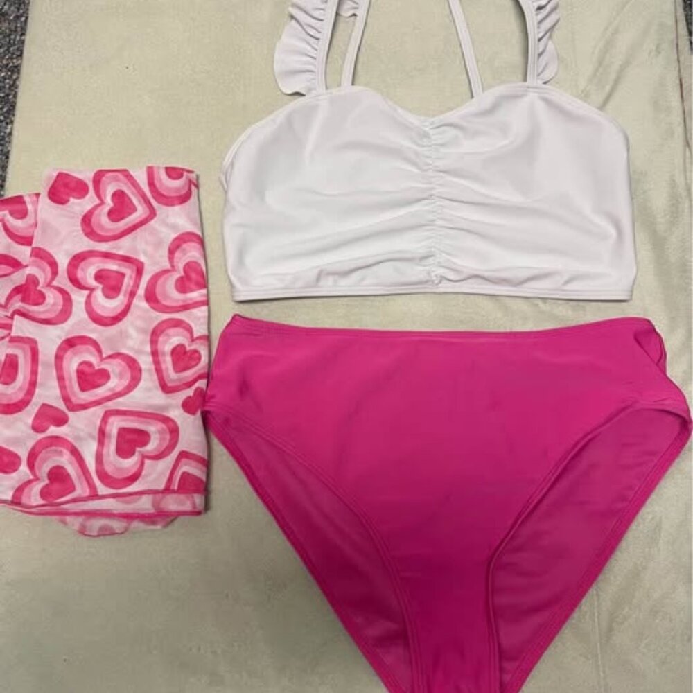 Shein Teen 16Y bikini sarong set